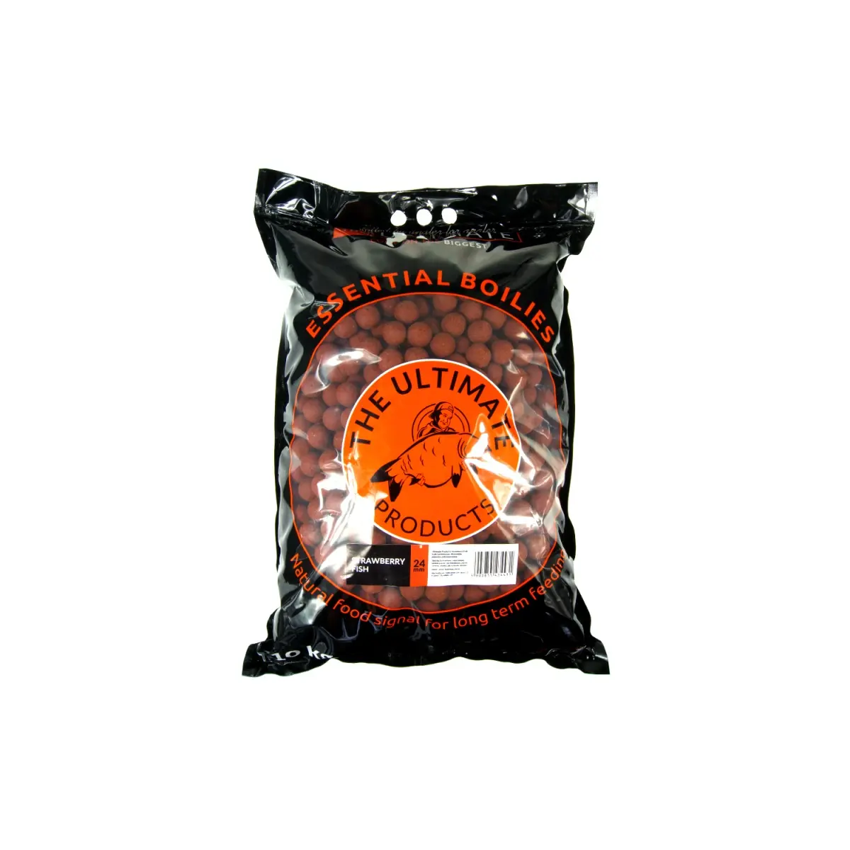 UltimateProducts Essential Boilies - Strawberry Fishmărimea 24mm / 10kg - EAN: 5903855434431
