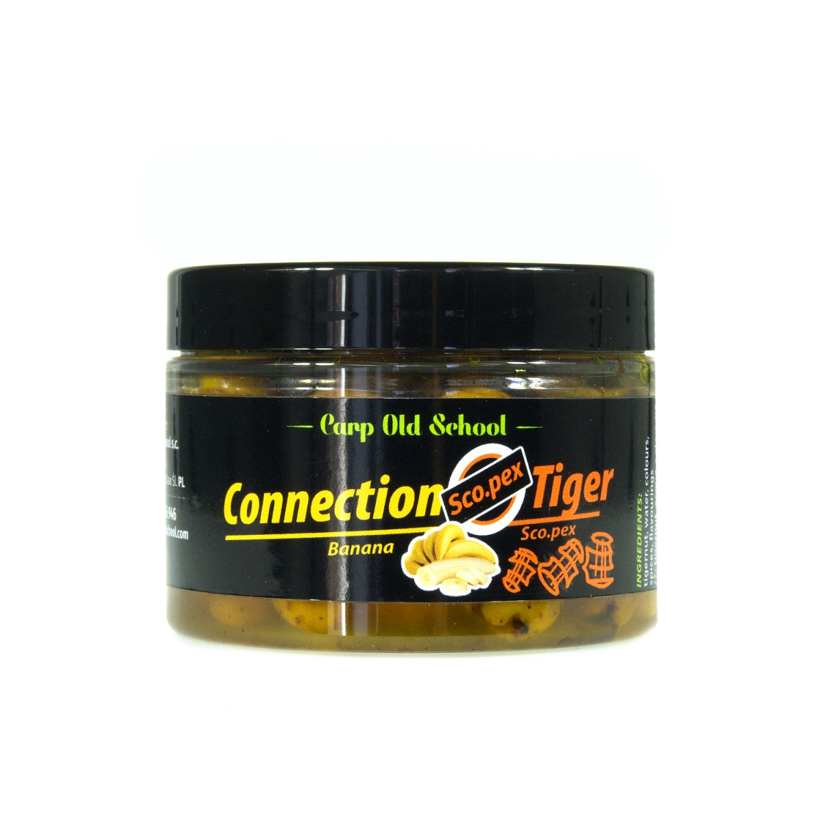 Carp Old School Connection Tiger - Orzech Tygrysi Banan/Scopexopakowanie 150ml - MPN: COSCT - EAN: 5906623711284