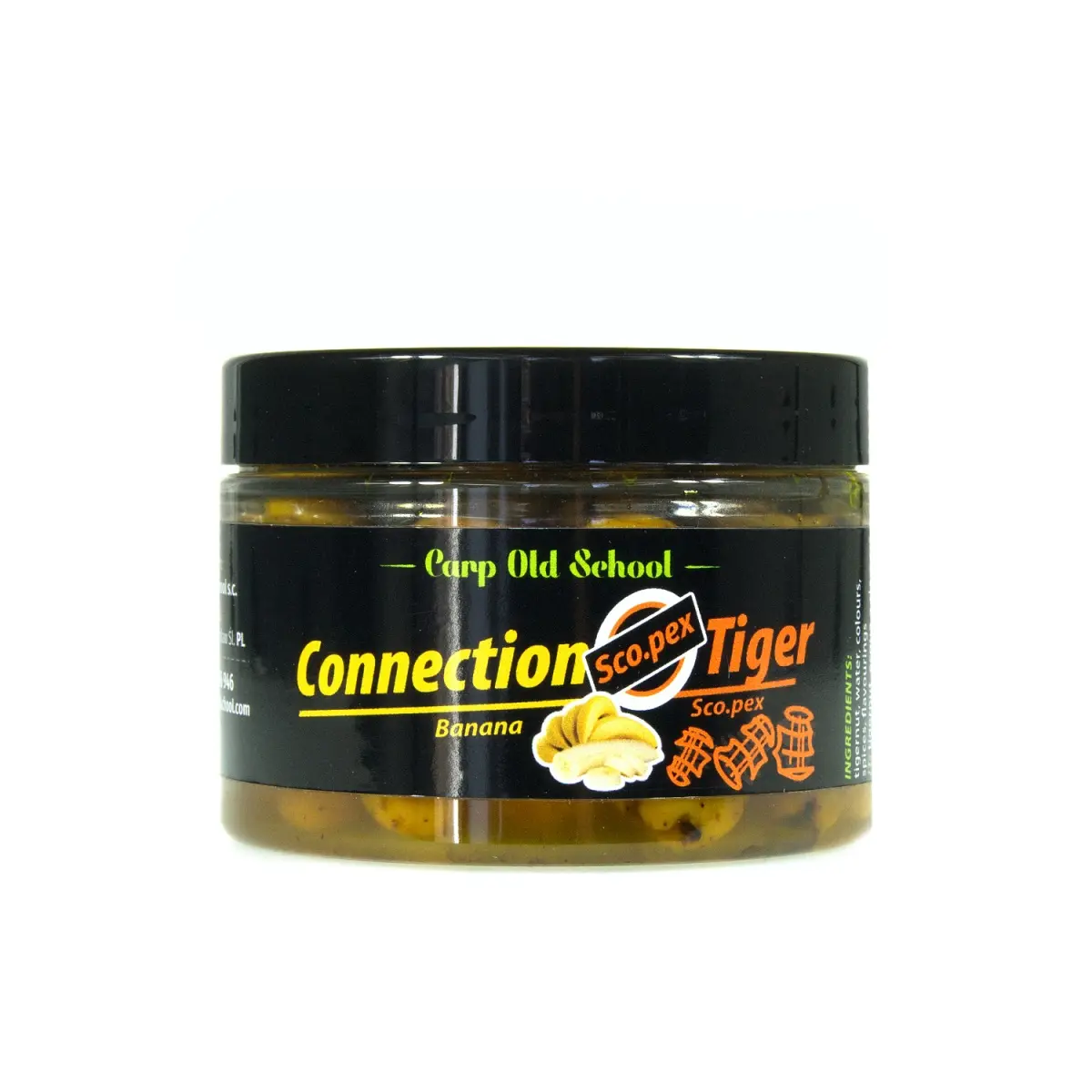 Carp Old School Connection Tiger - Nuez de Tigre Banana/Scopexembalaje 150ml - MPN: COSCT - EAN: 5906623711284
