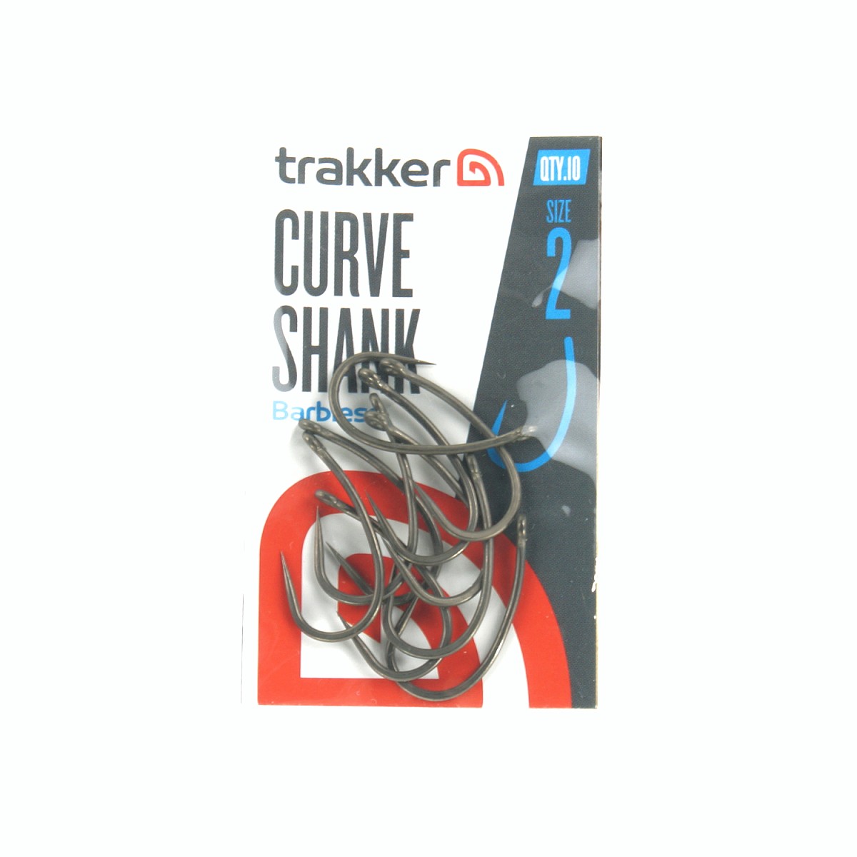 Trakker Curve Shank Hooks Barblesstamaño 2 - MPN: 227102 - EAN: 5056618302772