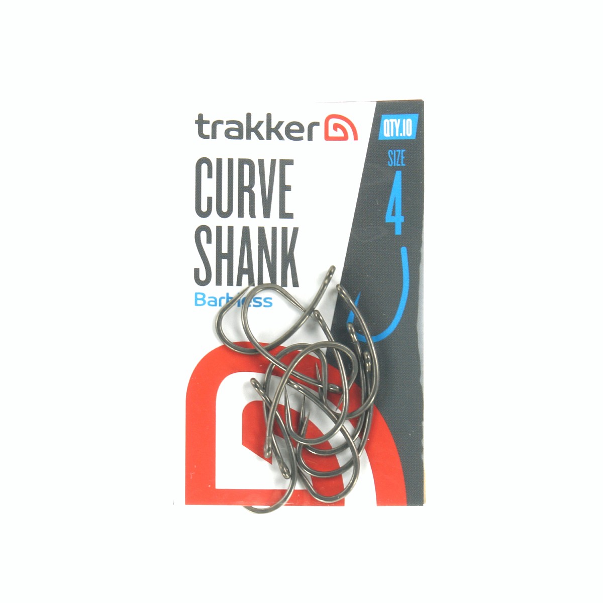 Trakker Curve Shank Hooks Barblesstamaño 4 - MPN: 227103 - EAN: 5056618302789