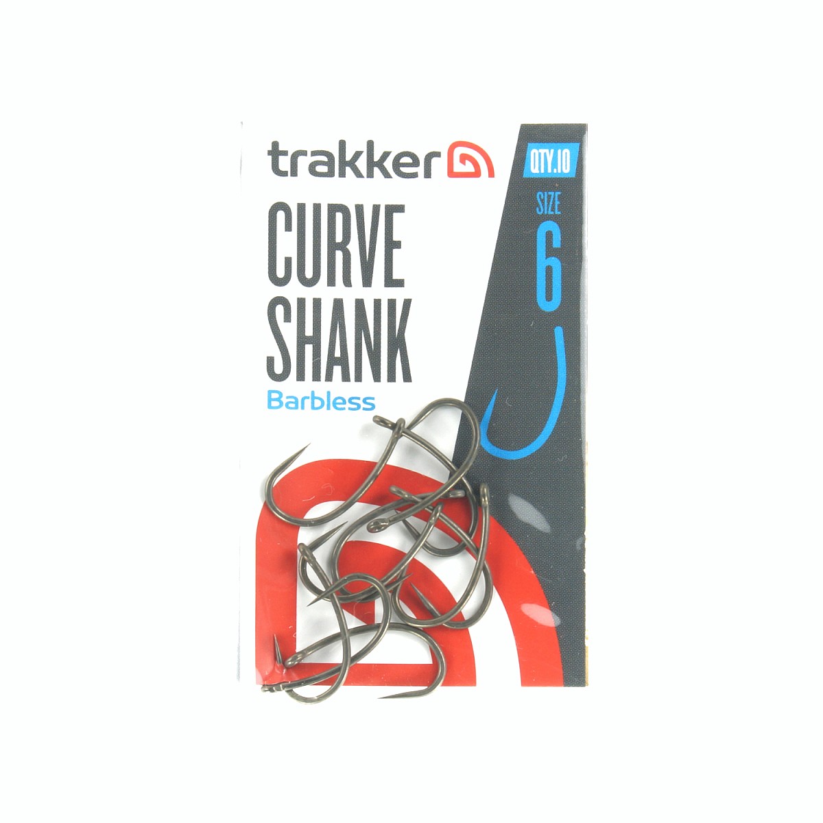 Trakker Curve Shank Hooks Barblesstamaño 6 - MPN: 227104 - EAN: 5056618302796