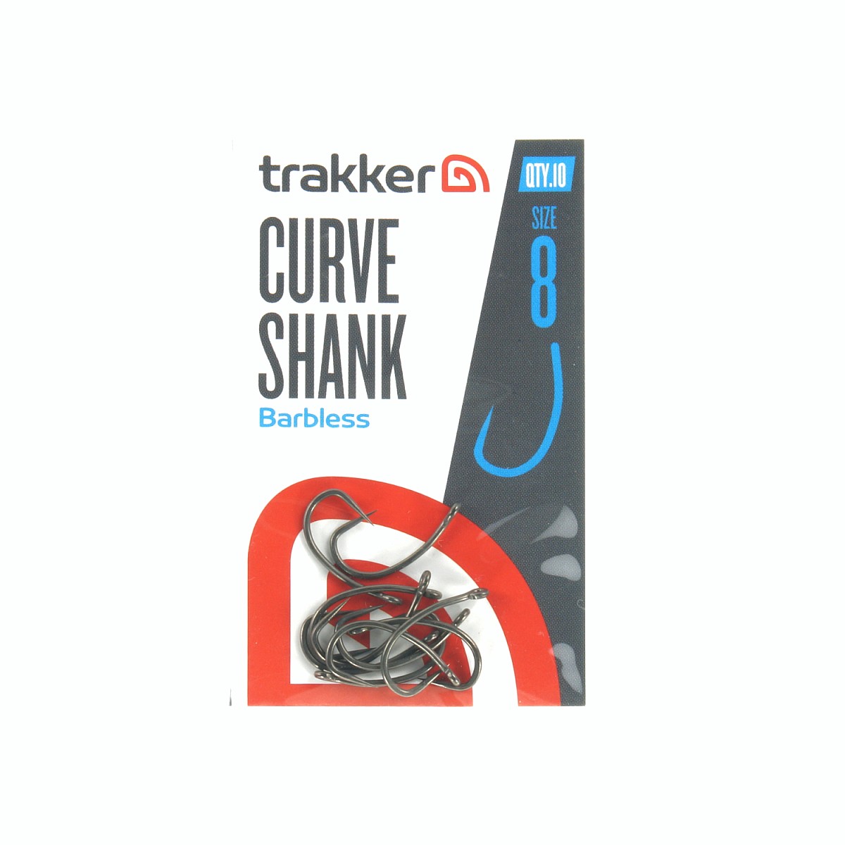 Trakker Curve Shank Hooks Barblesstamaño 8 - MPN: 227105 - EAN: 5056618302802