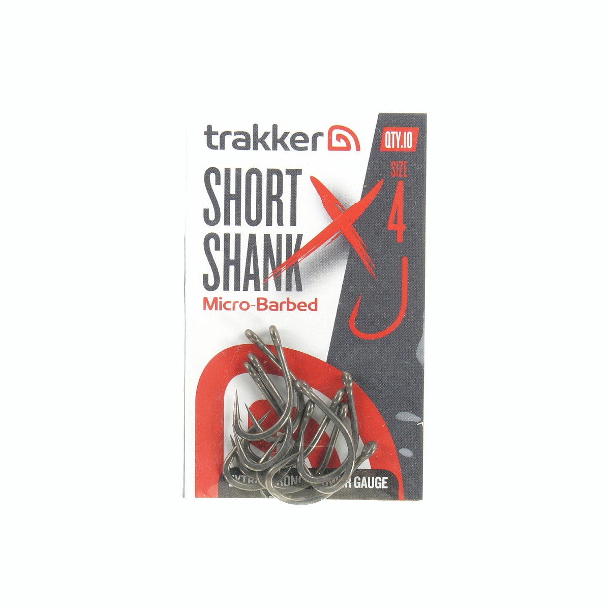 Trakker Short Shank XS Hooks Micro Barbedtamaño 4 - MPN: 227151 - EAN: 5056618303106