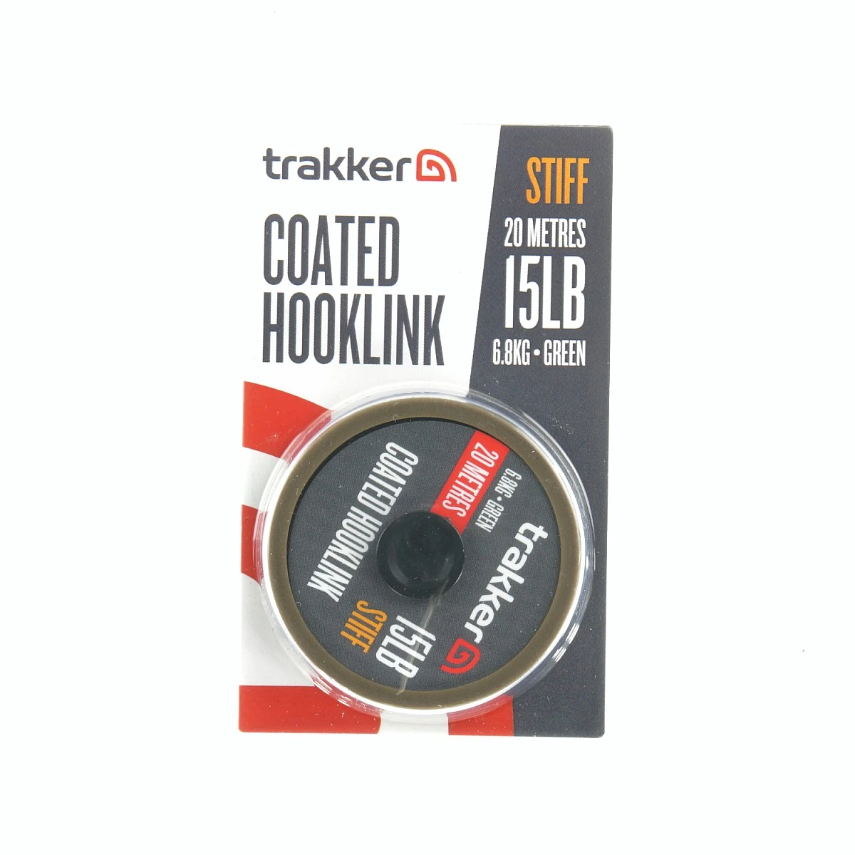 Trakker Stiff Coated Hooklinkmodello 15lb (6.8kg) / 20m - MPN: 227415 - EAN: 5056618303526