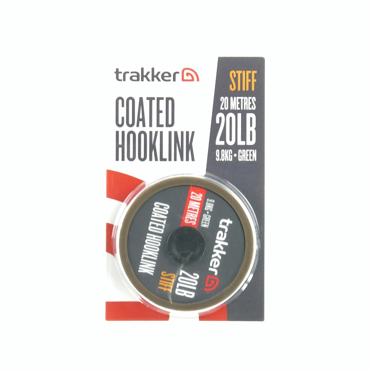 Trakker Stiff Coated Hooklinkmodello 20lb (9.8kg) / 20m - MPN: 227416 - EAN: 5056618303533
