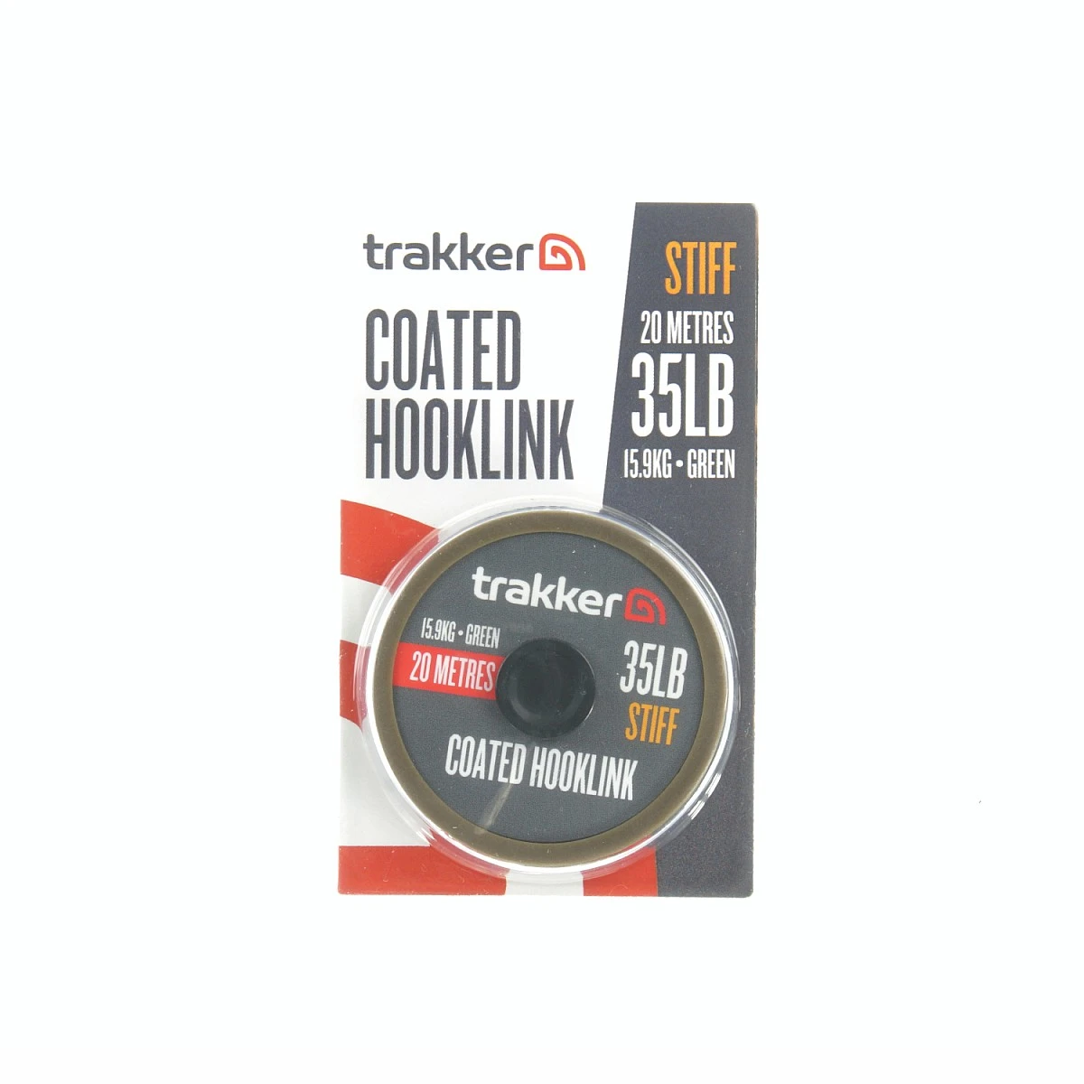 Trakker Stiff Coated Hooklinkmodello 35lb (15.9kg) / 20m - MPN: 227418 - EAN: 5056618303557