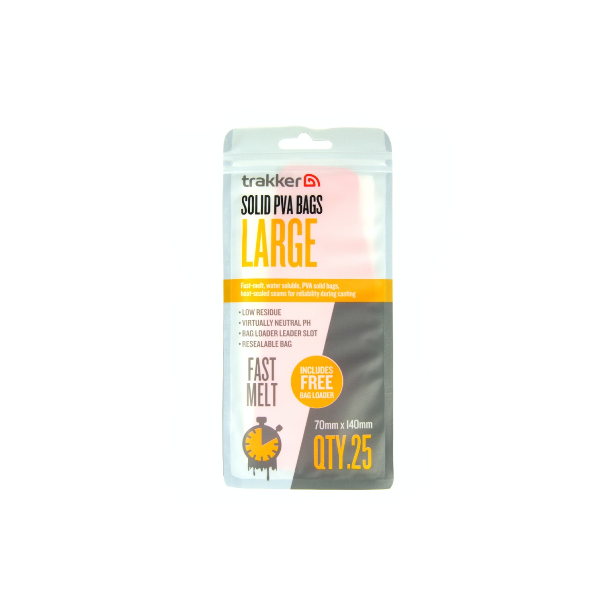 Trakker Solid PVA Bags - Largerozmiar 70x140mm (Large) - MPN: 228103 - EAN: 5056618304219