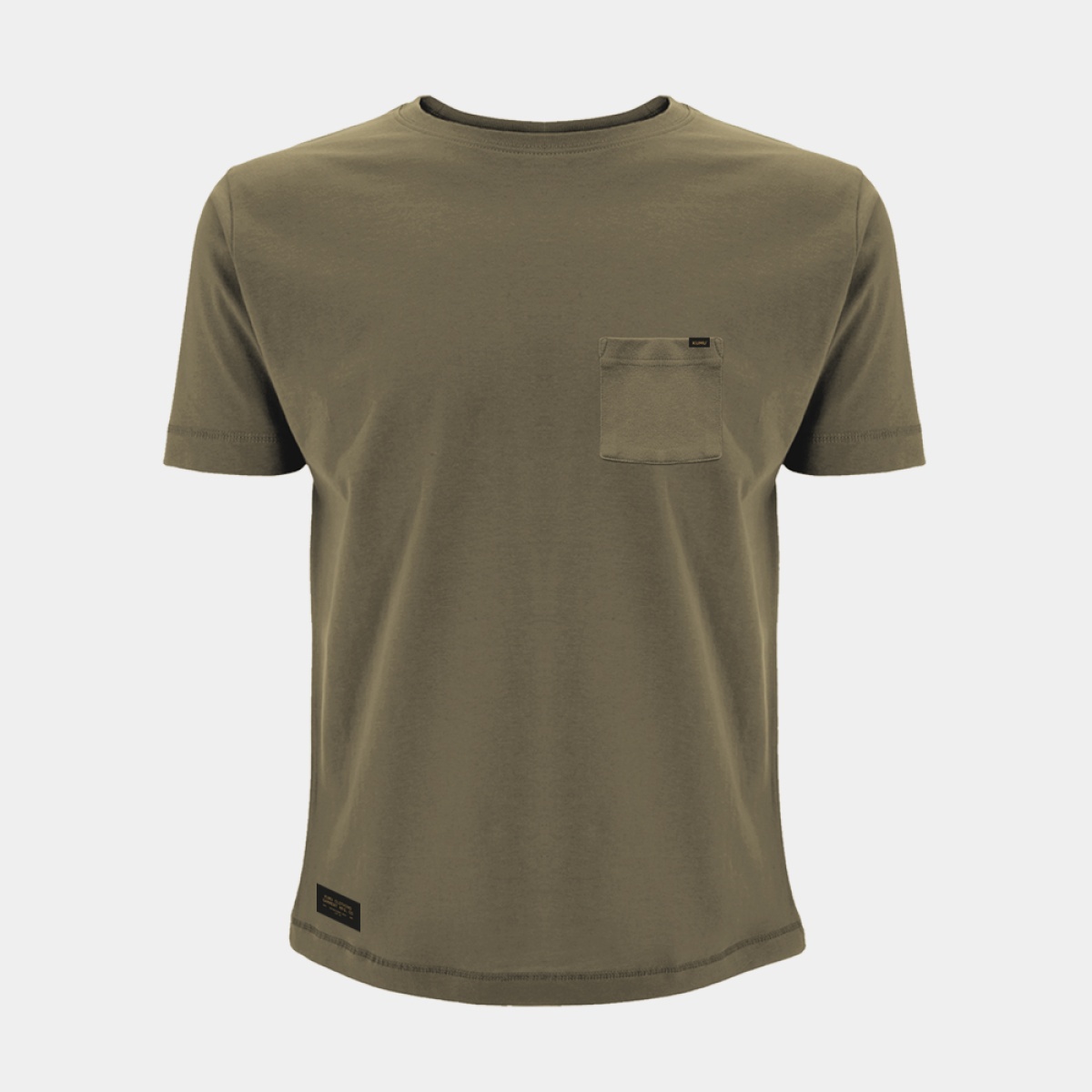 KUMU Heavyweight Pocket Ash Tee Brown T-Shirt rozmiar S - MPN: TSPKTAB101