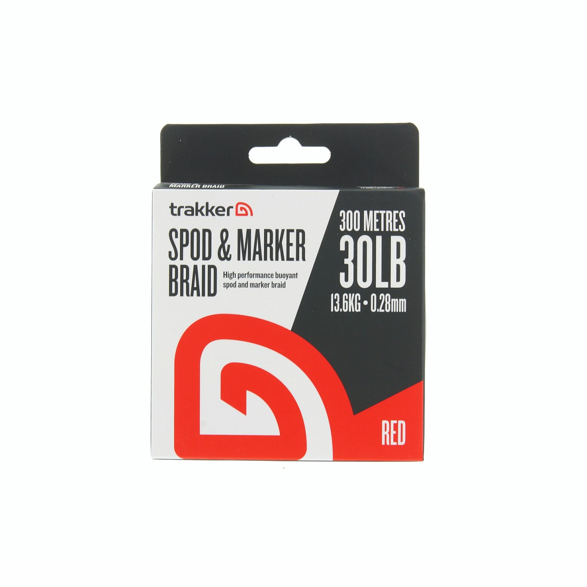 Trakker Spod Marker Braidmodel 0.28mm (30lb) / 13.6kg / 300m / Red - MPN: 228502 - EAN: 5056618304837