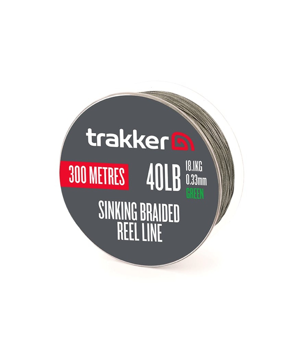 Trakker Sinking Braid Reel Linemodel 0.33mm (40lb) / 18.1kg / 300m - MPN: 228511 - EAN: 5056618304851