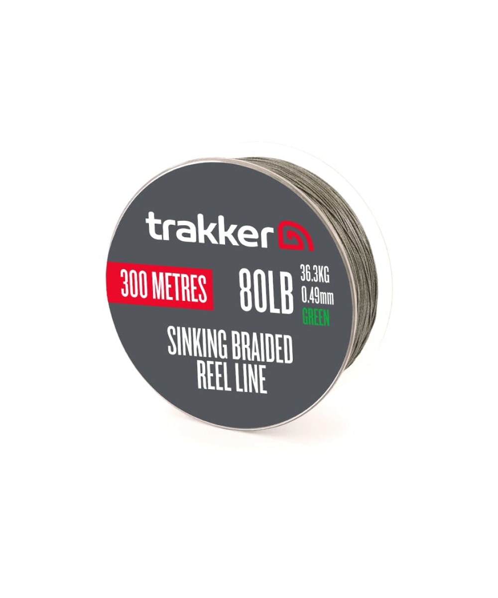 Trakker Sinking Braid Reel Linemodel 0.49mm (80lb) / 36.3kg / 300m - MPN: 228513 - EAN: 5056618304875