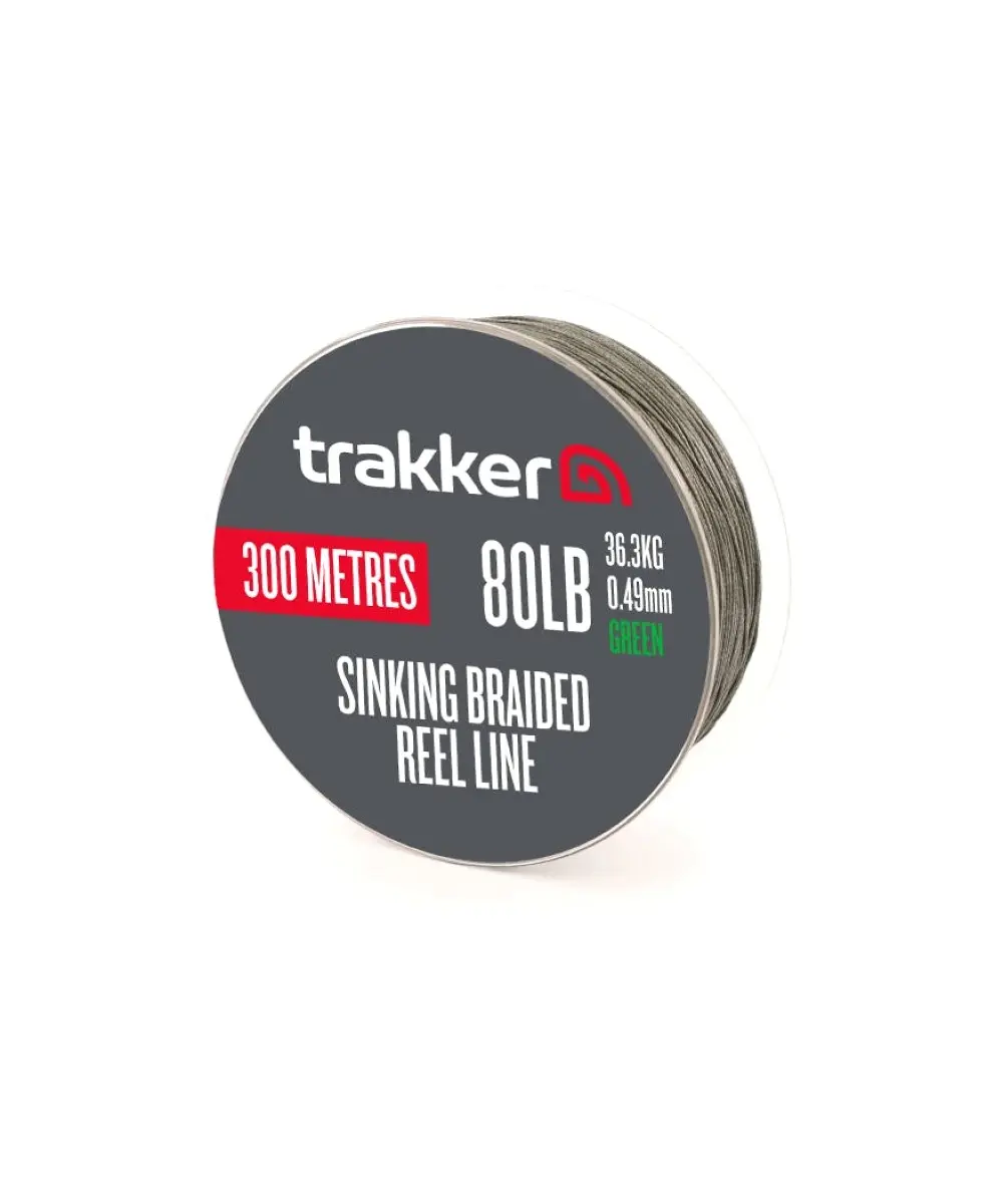 Trakker Sinking Braid Reel Linemodel 0.49mm (80lb) / 36.3kg / 300m - MPN: 228513 - EAN: 5056618304875