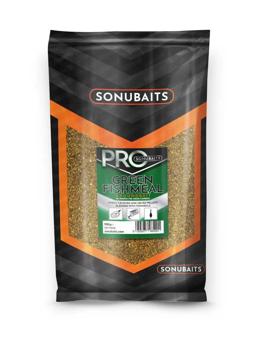 Sonubaits Pro Groundbait - Green Fishmealупаковка 900 г - MPN: S1770028 - EAN: 5056317709018