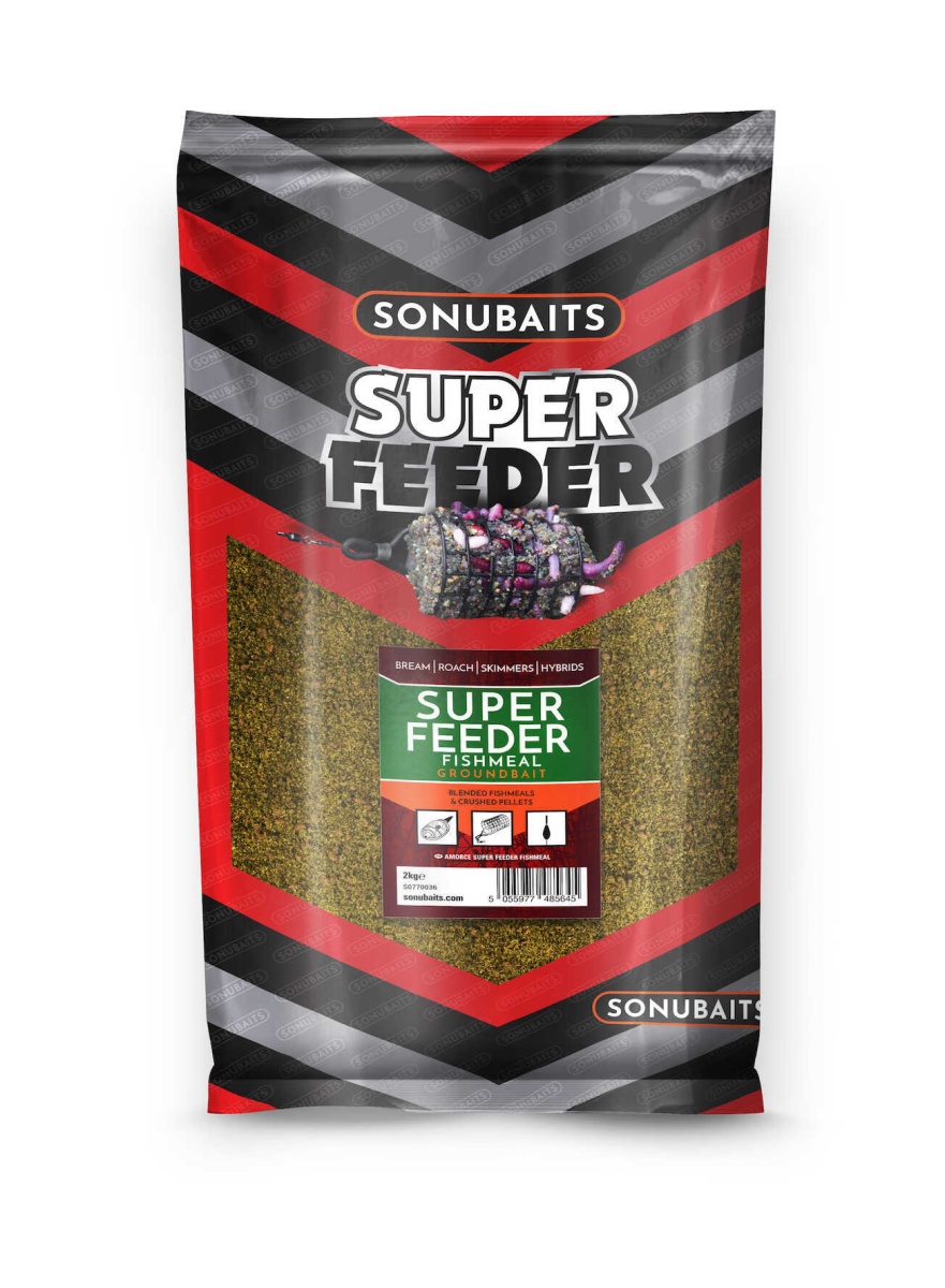 Sonubaits Super Feeder Groundbait - Fishmealambalaj 2kg - MPN: S1770036 - EAN: 5056317709094