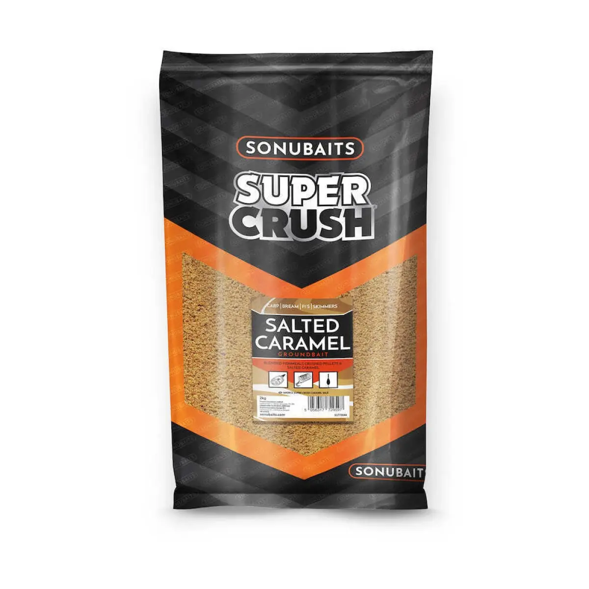 Sonubaits Supercrush Groundbait - Salted Caramelobal 2kg - MPN: S1770044 - EAN: 5056317729597