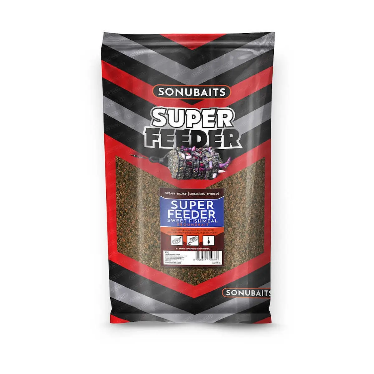 Sonubaits Super Feeder Groundbait - Sweet Fishmealemballage 2kg - MPN: S1770045 - EAN: 5056317729764