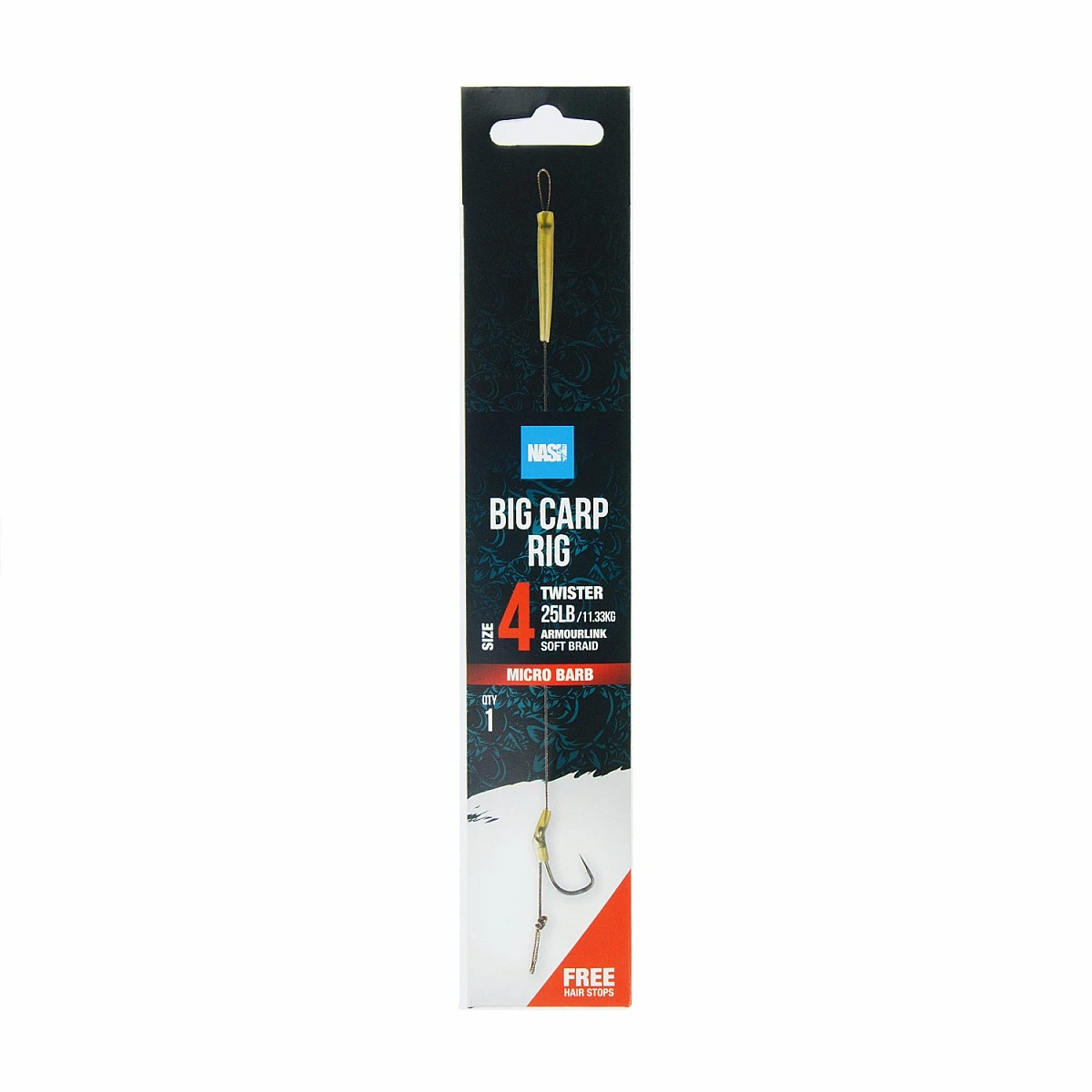 Nash Big Carp Rig 4rozmiar 4 - MPN: T6422 - EAN: 5055108964223