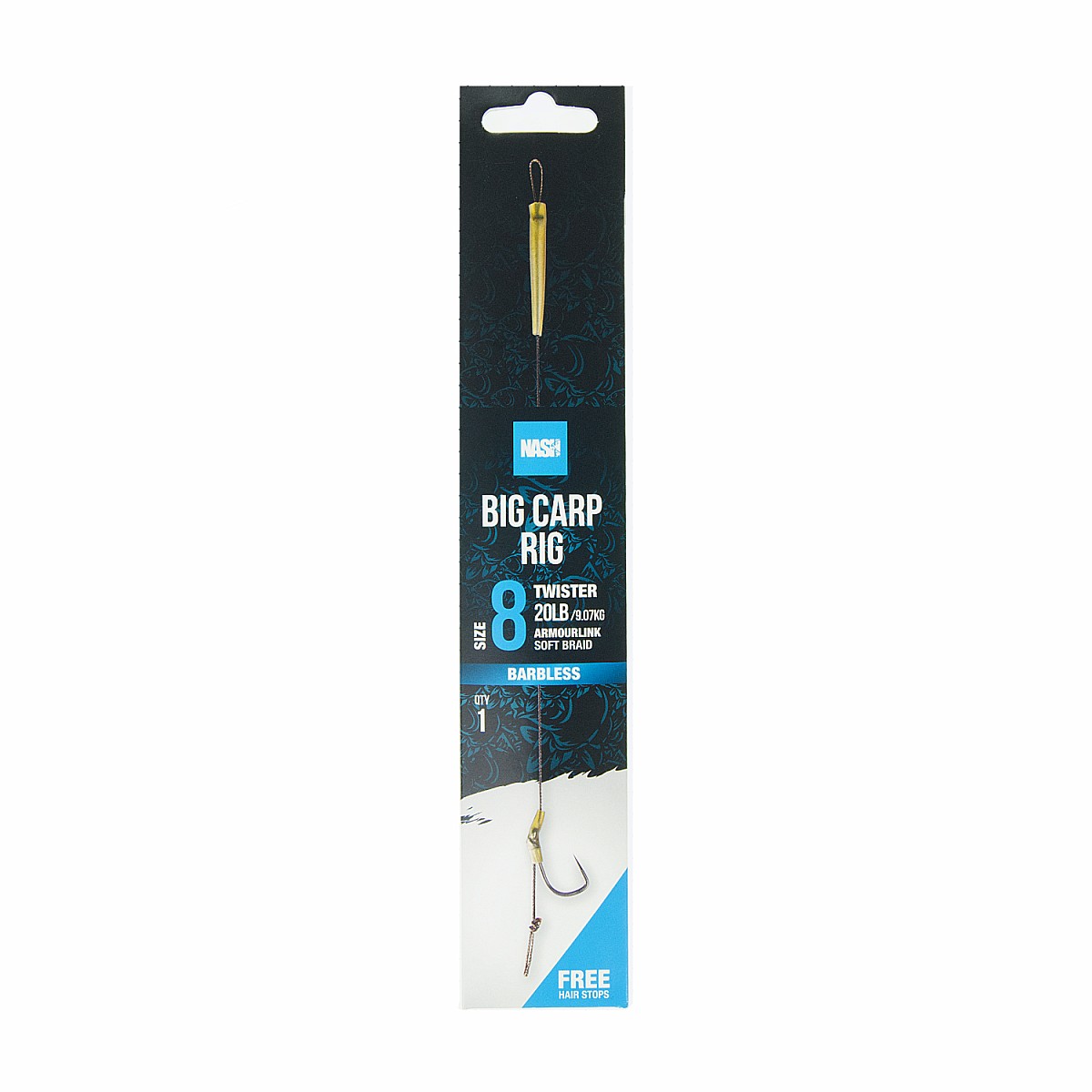 Nash Big Carp Rig (Barbless)rozmiar 8 (barbless) - MPN: T6427 - EAN: 5055108964278