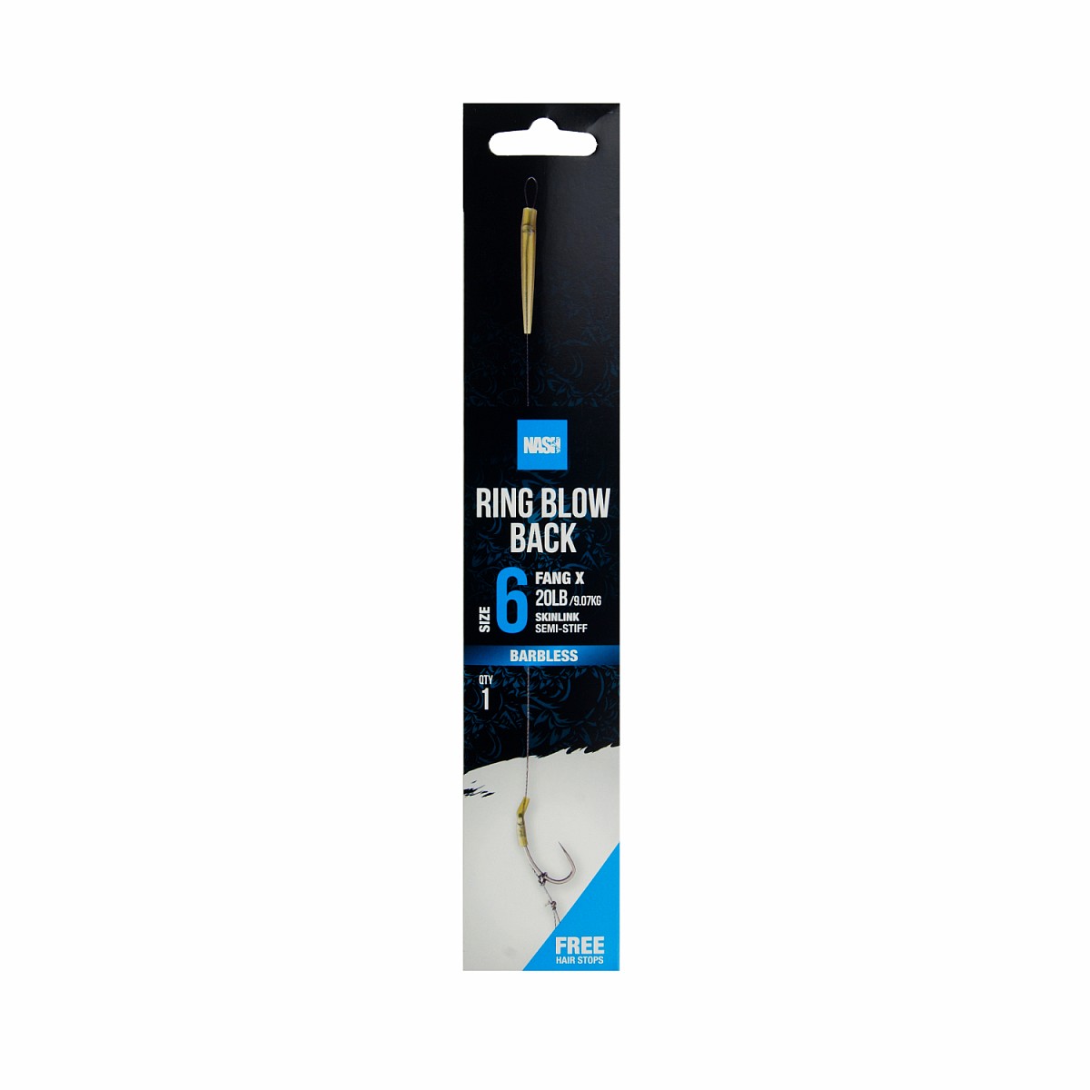 Nash Ring Blow Back Rig (Barbless) rozmiar 6 (barbless) - MPN: T6433 - EAN: 5055108964339