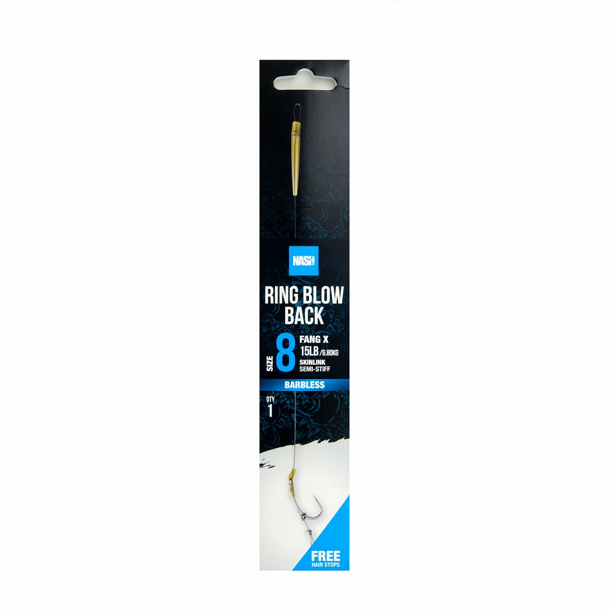 Nash Ring Blow Back Rig (Barbless) rozmiar 8 (barbless) - MPN: T6434 - EAN: 5055108964346