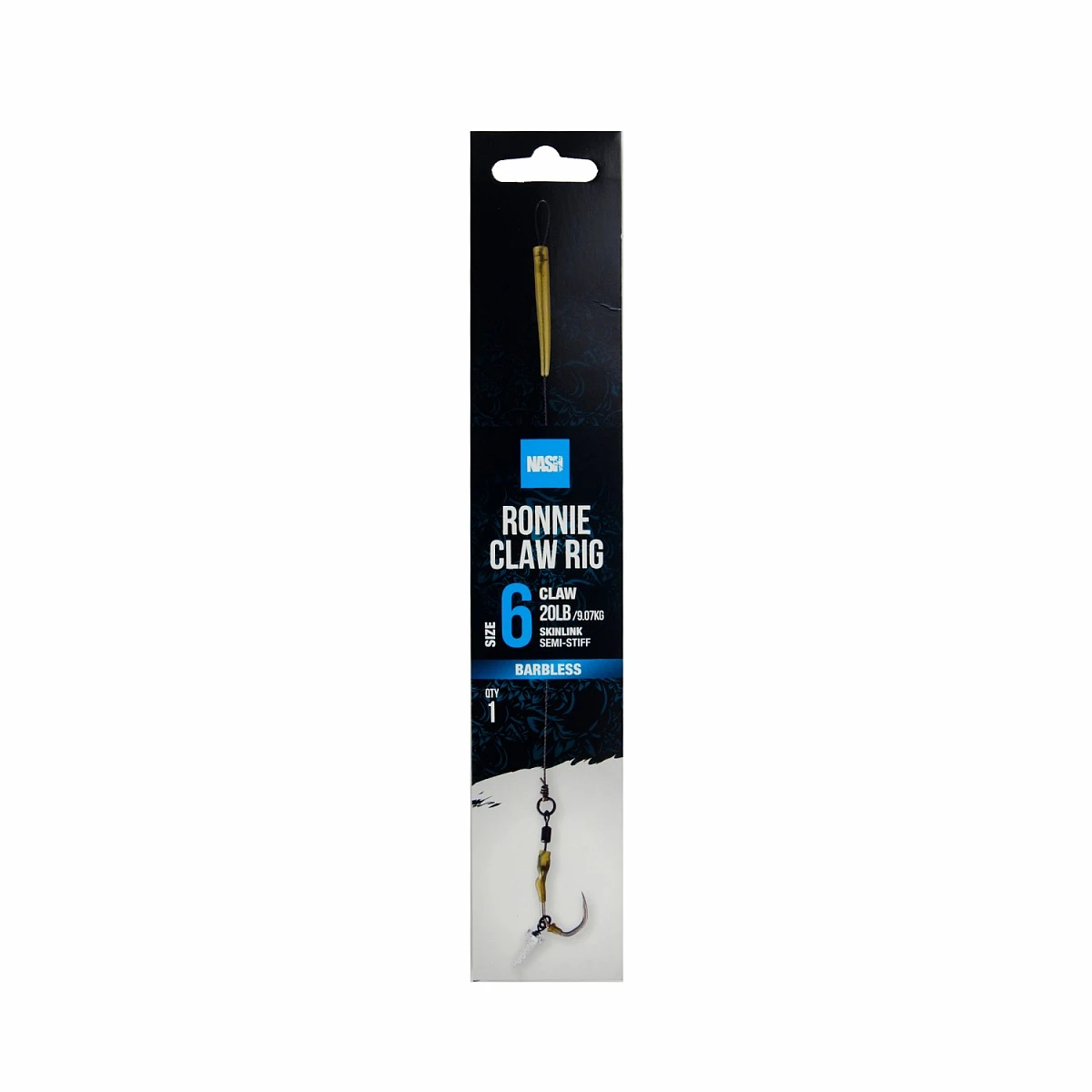 Nash Ronnie Claw Rig (Barbless) misurare 6 (senza ardiglione) - MPN: T6419 - EAN: 5055108964193