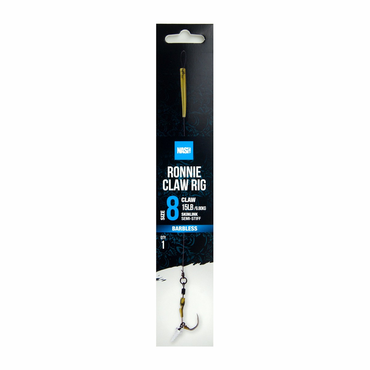 Nash Ronnie Claw Rig (Barbless) rozmiar 8 (barbless) - MPN: T6420 - EAN: 5055108964209