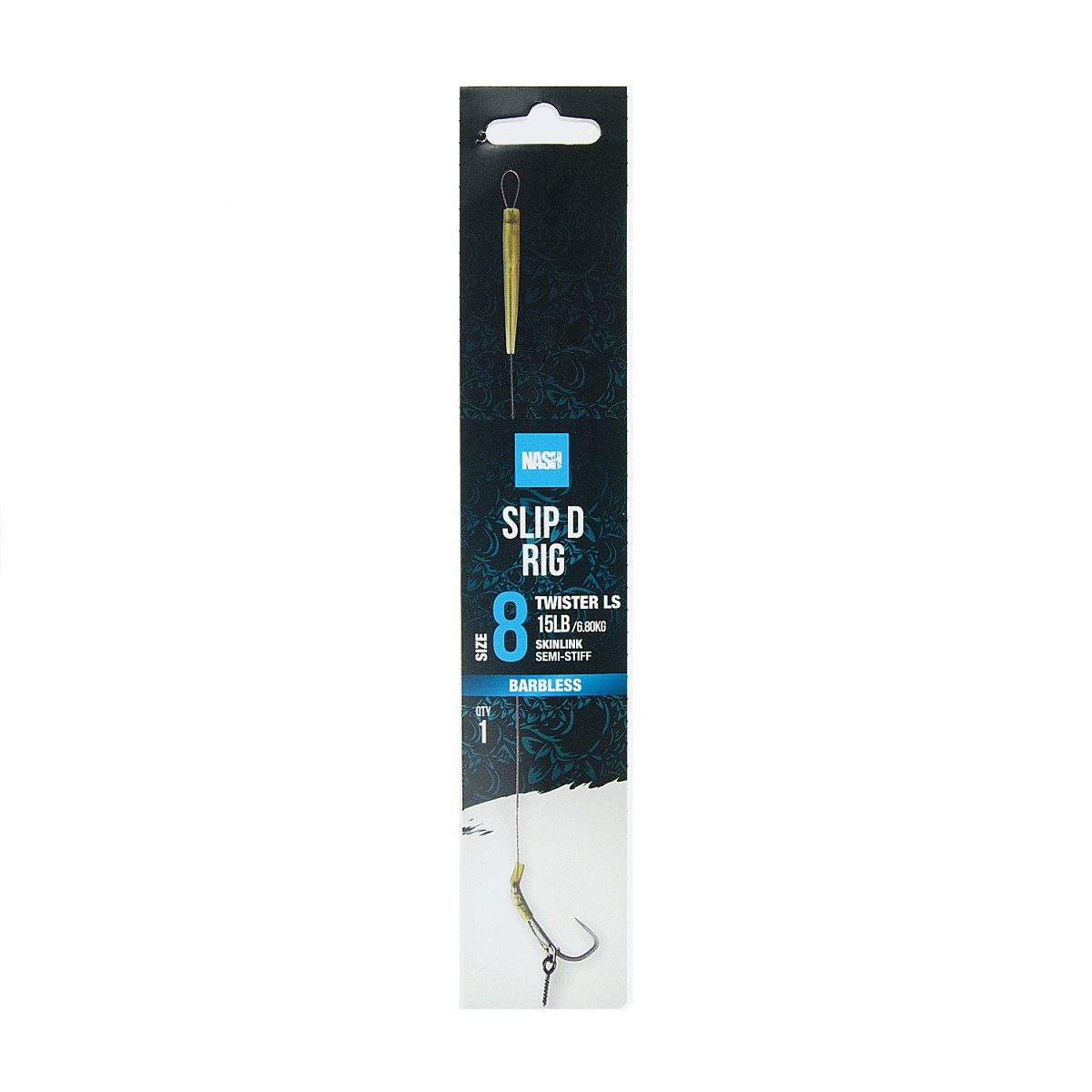 Nash Slip D Rig (Barbless)rozmiar 8 (barbless) - MPN: T6413 - EAN: 5055108964131