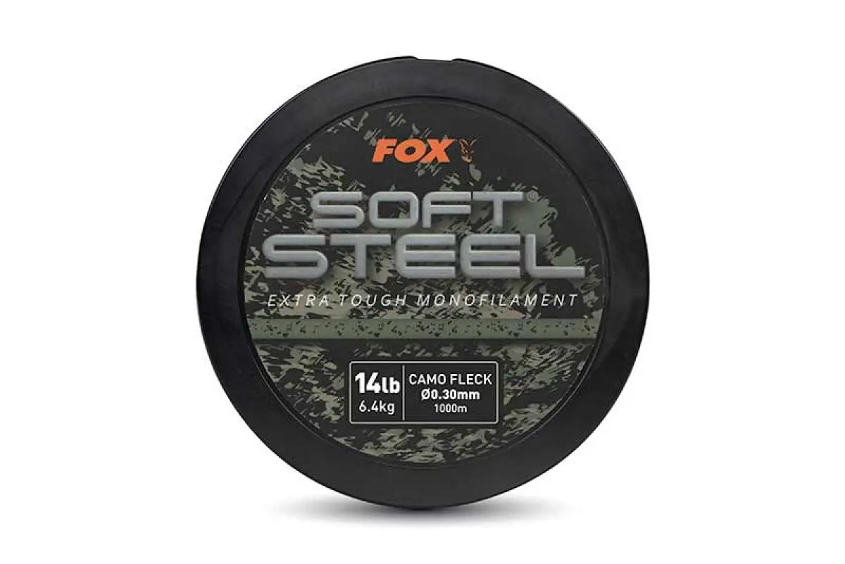 Fox Soft Steel Fleck Camo Monoversiune 0,30mm / 14lb (6.4kg) x 1000m - MPN: CML199 - EAN: 5056212184781