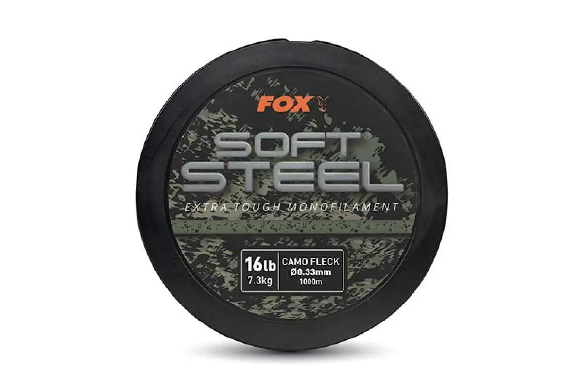Fox Soft Steel Fleck Camo Monoversiune 0.33mm / 16lb (7.3kg) x 1000m - MPN: CML200 - EAN: 5056212184798