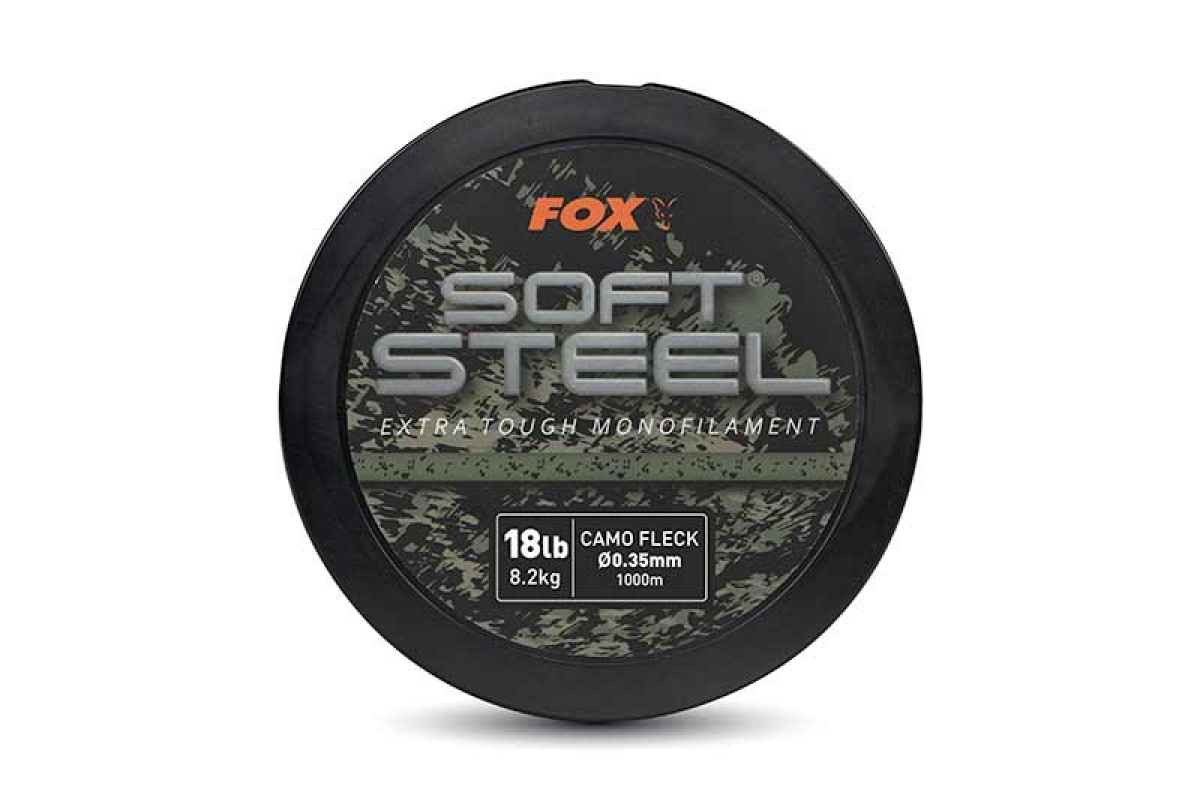 Fox Soft Steel Fleck Camo Monowersja 0.35mm / 18lb (8.2kg) x 1000m - MPN: CML201 - EAN: 5056212184804