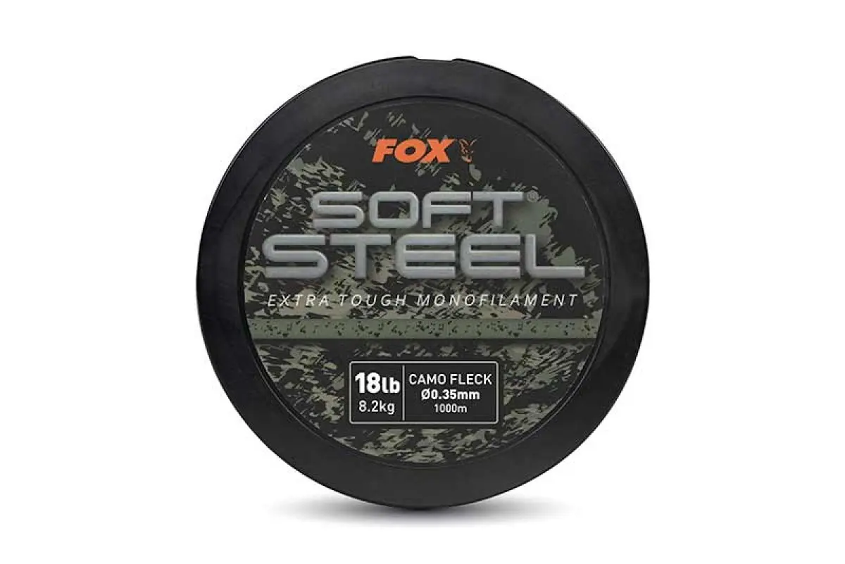 Fox Soft Steel Fleck Camo Monoversiune 0.35mm / 18lb (8.2kg) x 1000m - MPN: CML201 - EAN: 5056212184804