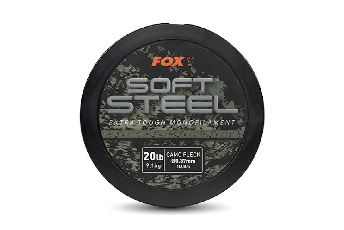 Fox Soft Steel Fleck Camo Monoversiune 0.37mm / 20lb(9.1kg) x 1000m - MPN: CML202 - EAN: 5056212184811