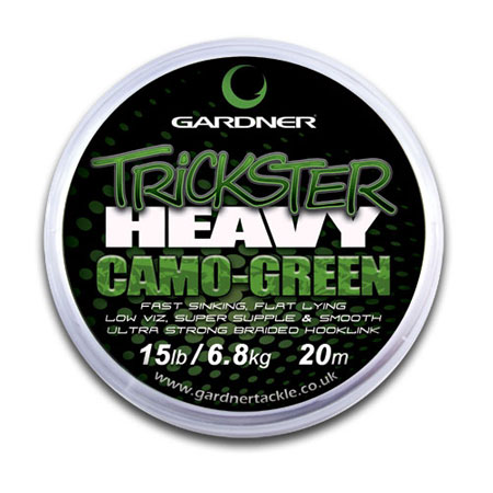 Gardner Trickster Heavy 15 lb Camo Green kolor/wytrzymałość
