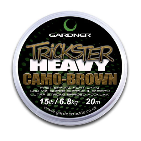 Gardner Trickster Heavy 15 lb Camo Silt kolor wytrzymałość