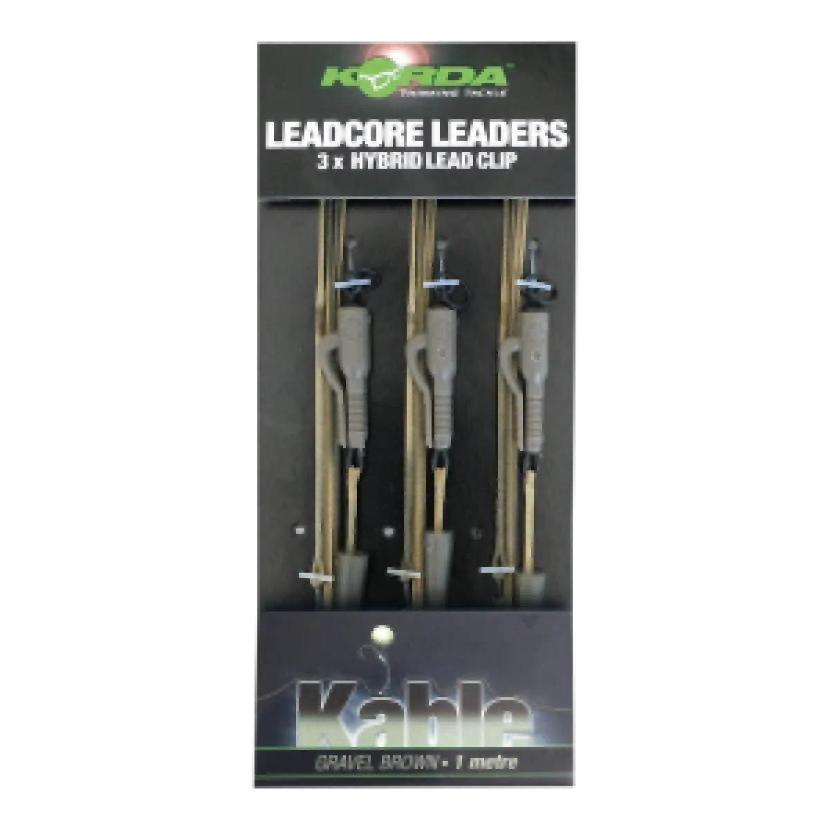 Korda Leadcore Leaders Hybrid Lead Clipcolor Grava - MPN: LLHCG - EAN: 5060062116564