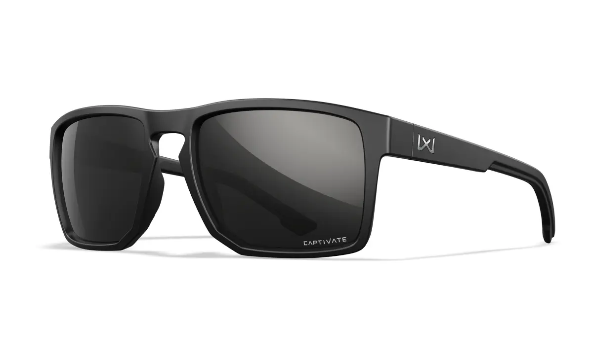 WileyX FOUNDER Captivate Polarized Black Mirror Grey Matte Black Frameculoare Captivate Polarizat Oglindă Neagră Gri - MPN: AC6FND05 - EAN: 71231609098