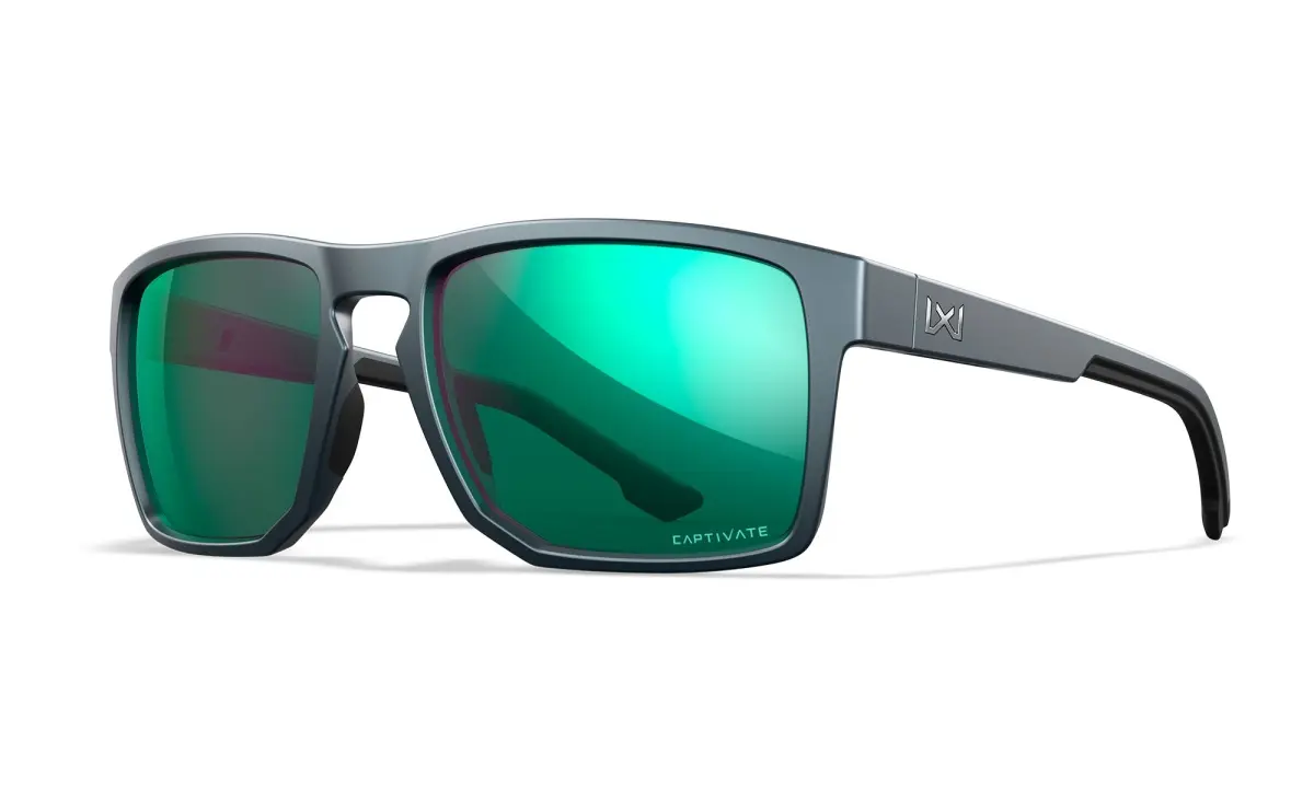 WileyX FOUNDER Captivate Polarized Green Mirror Amber Matte Graphite Framecouleur Captivate Polarized Green Mirror Amber - MPN: AC6FND07 - EAN: 712316091046
