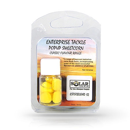 EnterpriseTackle Pop Up Classic Flavour Sweetcorn Solar Esterblend 12 - żółty zapach/kolor