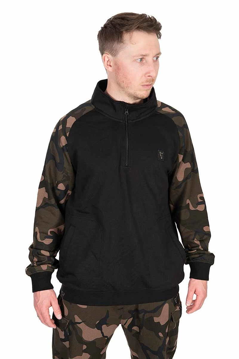 Fox LW Black / Camo QTR Zip XXLmisurare XXL - MPN: CFX355 - EAN: 5056212188857