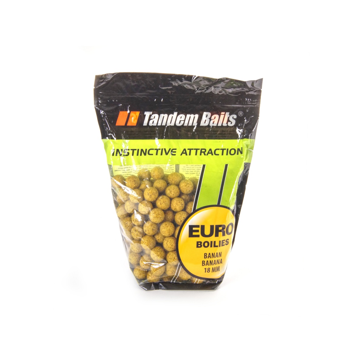 TandemBaits Euro Boilies Banan - Kulki Proteinowe 18 mm / 1 kg rozmiar 