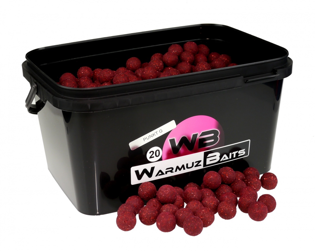 WarmuzBaits - Kulki zanętowe Punkt G - USZKODZONA POKRYWKArozmiar 20 mm / 3kg (wiadro) - EAN: 200000084691