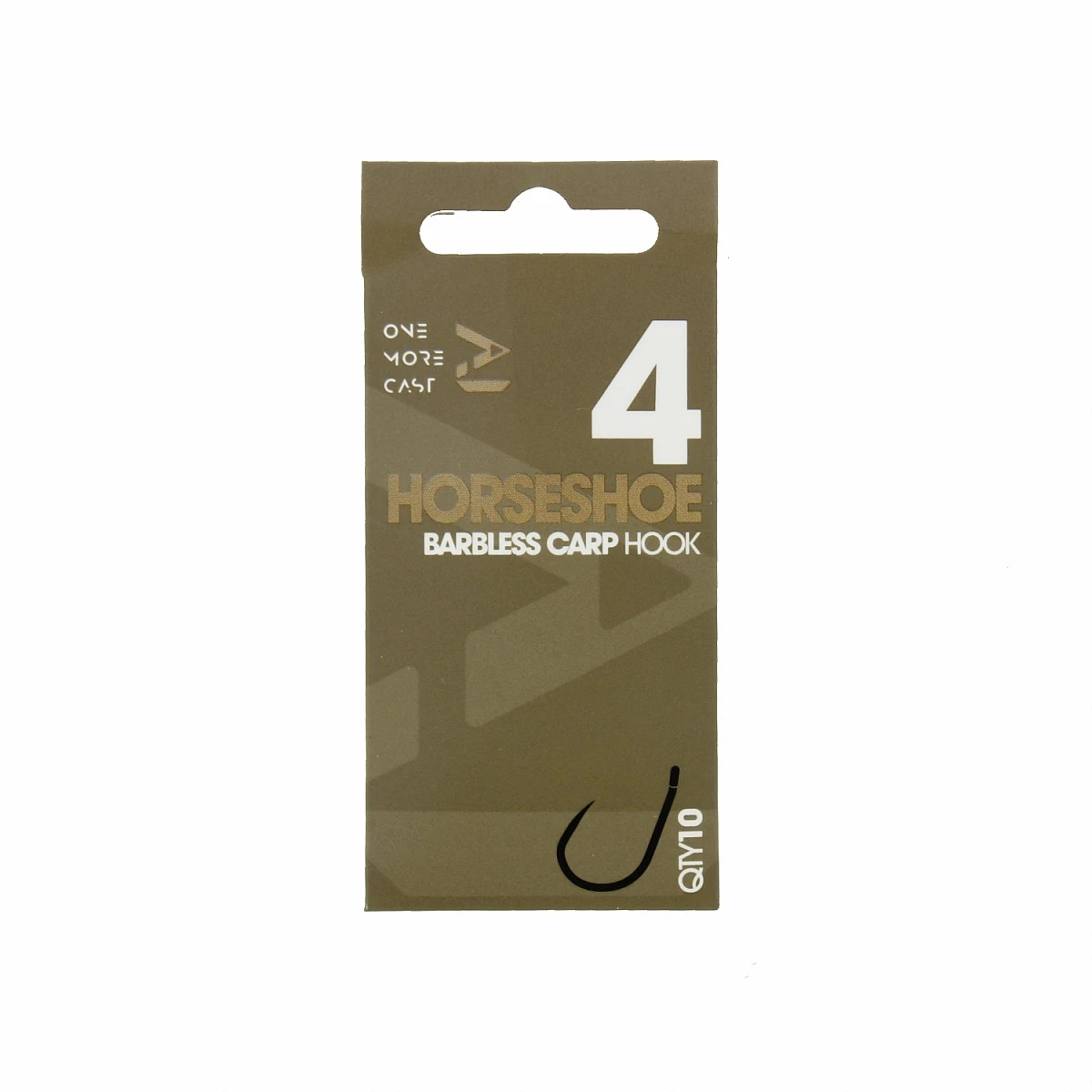 One More Cast HORSESHOE Hooks Barblessmărimea 4 - MPN: OMCHB4 - EAN: 5060939132253