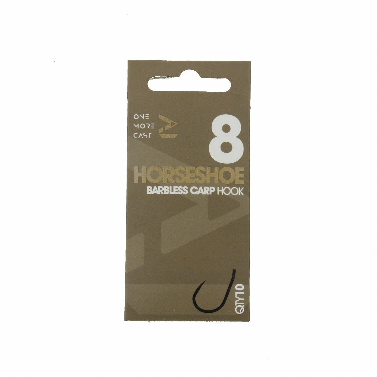 One More Cast HORSESHOE Hooks Barblessmărimea 8 - MPN: OMCHB8 - EAN: 5060939132239