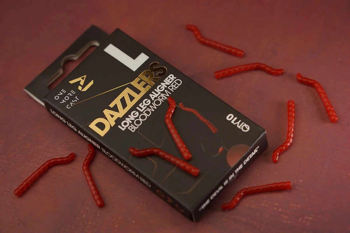 One More Cast DAZZLERS Long Leg Bloodworm Redrozmiar L - MPN: OMCLLB - EAN: 5060939133830