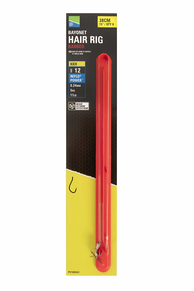 Preston Innovations KKH Bayonet Hair Rig - 38cmrozmiar 8 / 0.26mm (5.7kg) / 38cm - MPN: P0160041 - EAN: 5056317729078