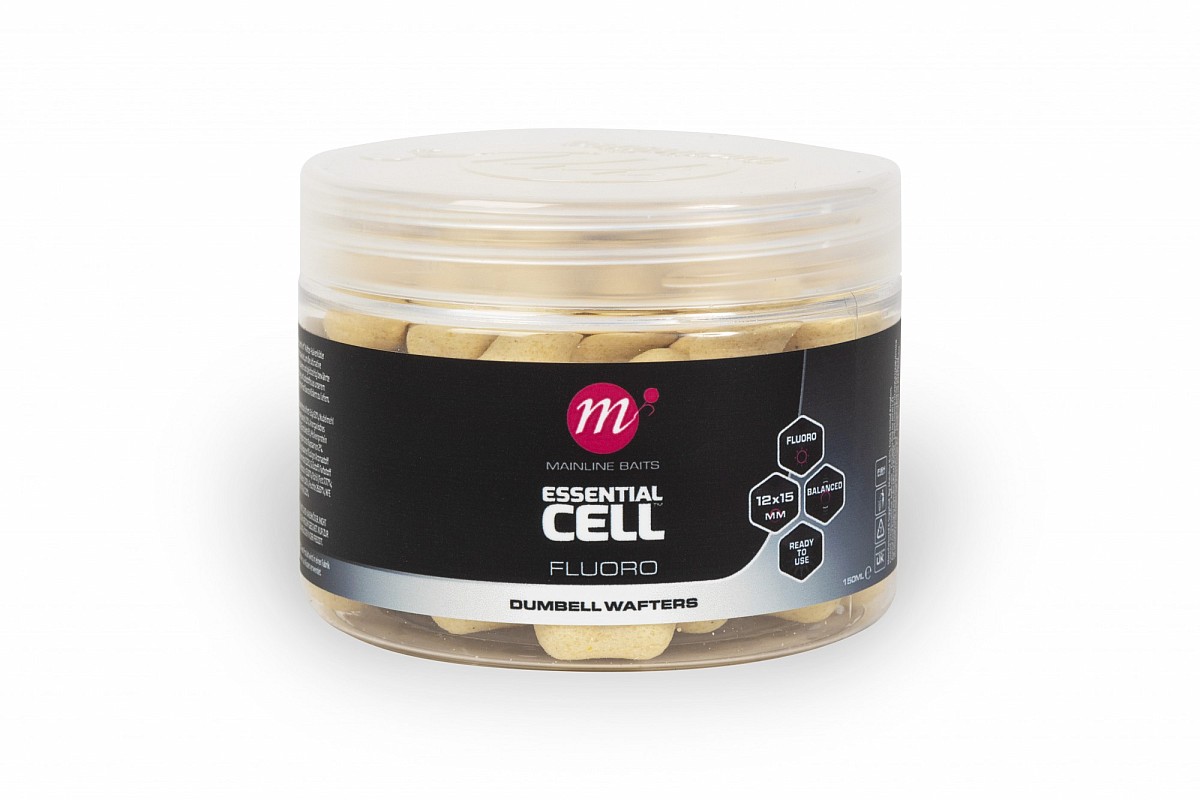 Mainline Essential Cell Fluoro Dumbell Wafters - Whiterozmiar 12x15mm - MPN: M44026 - EAN: 5060509817818