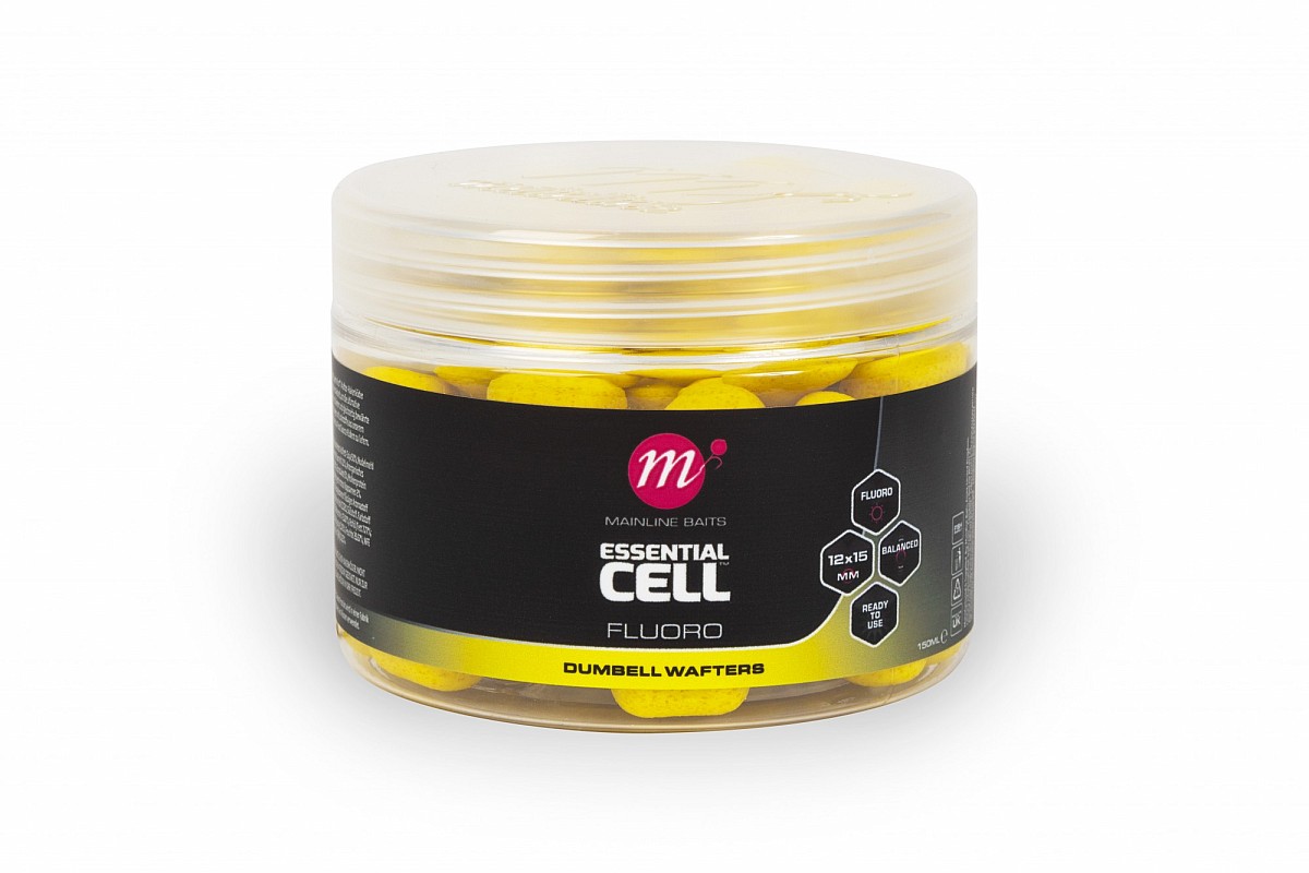 Mainline Essential Cell Fluoro Dumbell Wafters - Yellowrozmiar 12x15mm - MPN: M44022 - EAN: 5060509817771