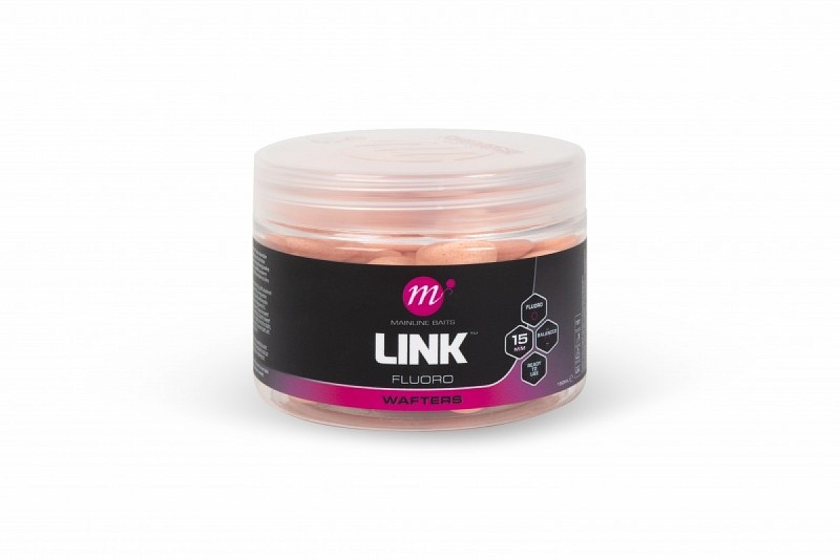 Mainline Link Fluoro Wafters - Pinkrozmiar 15mm - MPN: M44007 - EAN: 5060509817627