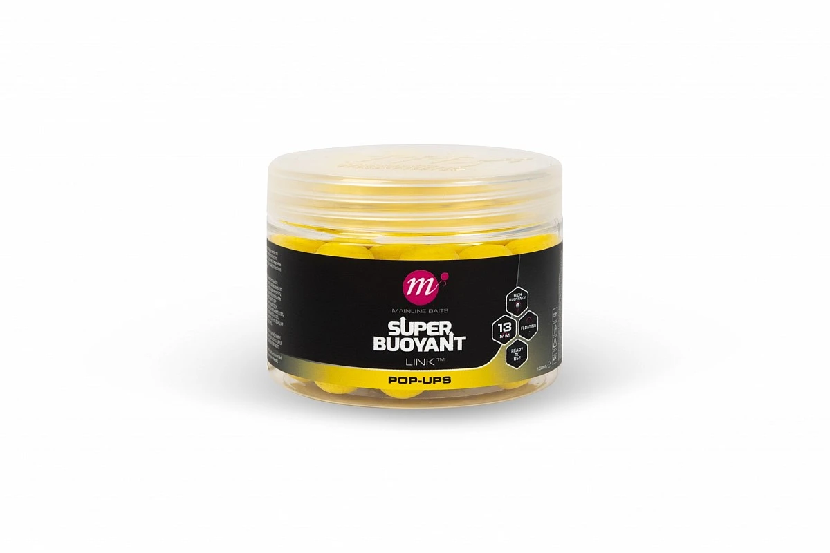 Mainline Link Super Buoyant Pop-Ups - Yellowmărimea 13mm - MPN: M21090 - EAN: 5060509817429